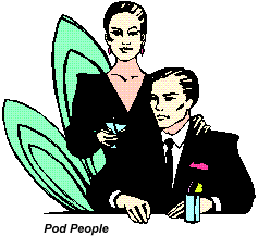 This picture was taken from a pod person's website looking for abductees! Check out the green skin!